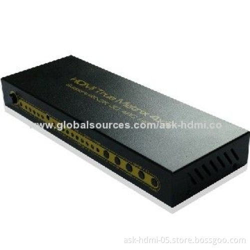 3D HIFI 1.4V 4x2 HDMI Matrix Audio Separation with Remote Control Supports MHL Function
